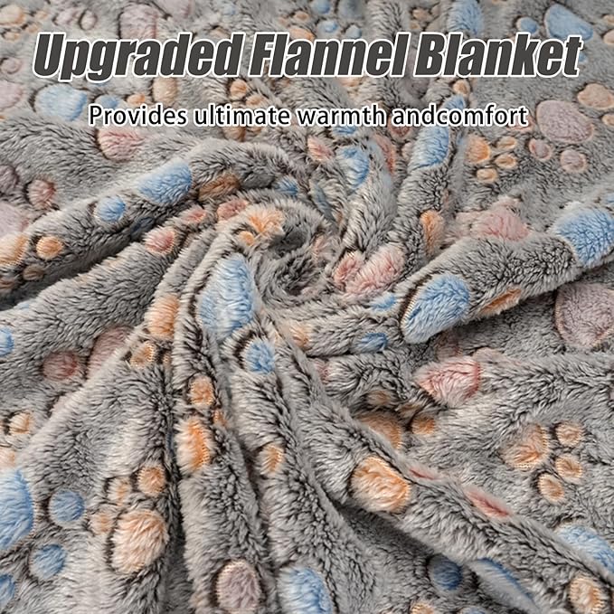 Rezutan 1 Pack 3 Blankets for Dogs, Dog Blanket for Medium Pet Cat, Premium Soft Fluffy Suitable for Dog Kennels & Beds, Gifts Puppy Blanket Essentials, 30x20inch, Tan