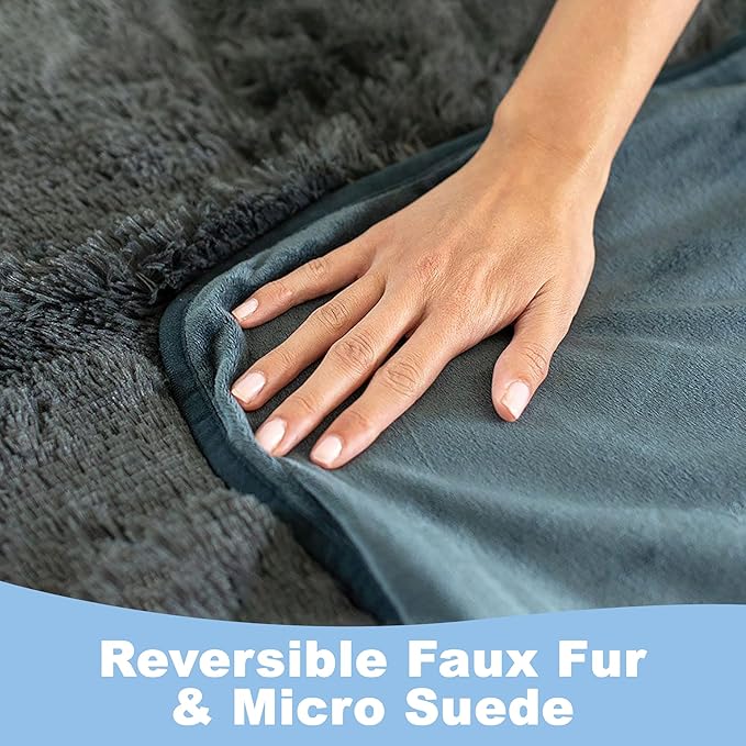 PawProof Fuzzy Pet Throw Blanket - Waterproof Blanket for Dogs & Cats - Faux Fur & Ultra-Soft Microsuede - Beige S Size (28"x38")