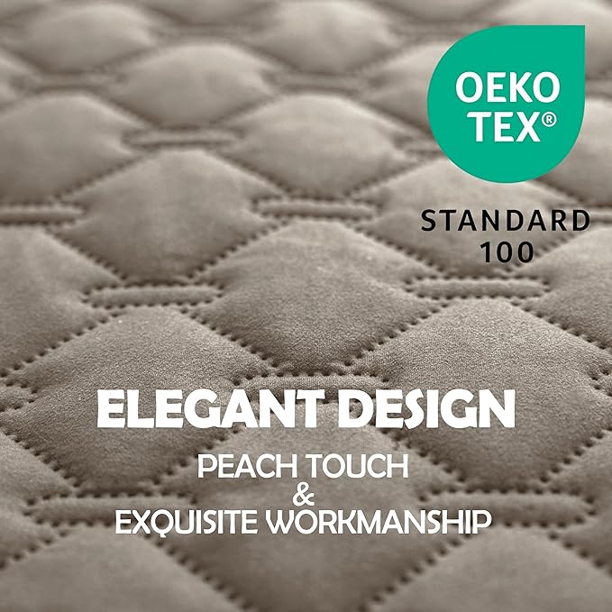 gogobunny 100% Double Sided Waterproof Dog Blanket Soft Pet Bed Cover Reversible Protect Furniture Couch Sofa Car for Puppy Large Dog Cat (Dark Stone/Light Stone, 30x30 Inch (Pack of 1))