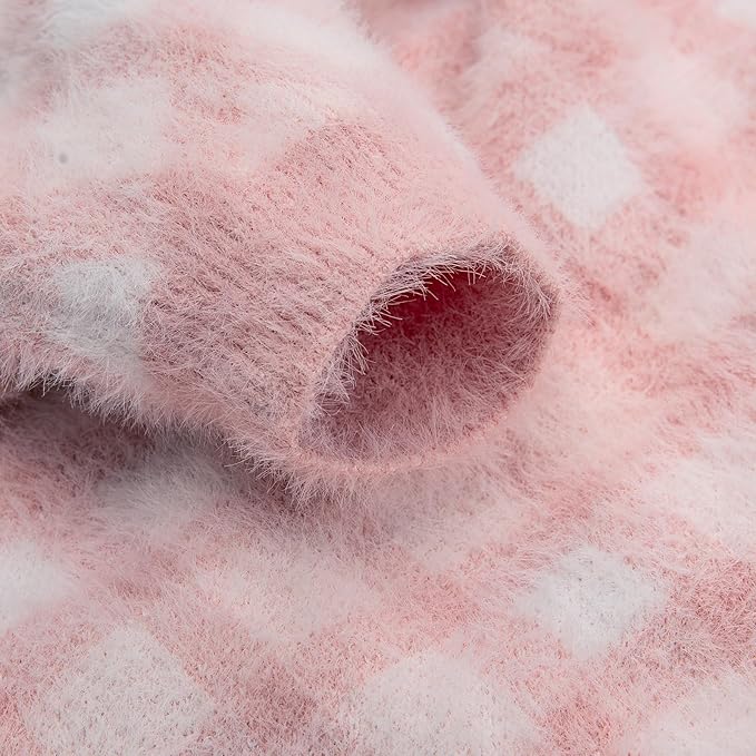 Dog Sweater, Dog Sweaters for Small Dogs, 2, 3 Pack Warm Soft Pet Clothes for Puppy, Medium Large Cat, Dogs Girl or Boy, Dog Shirt for Winter Christmas (Pink, Large)