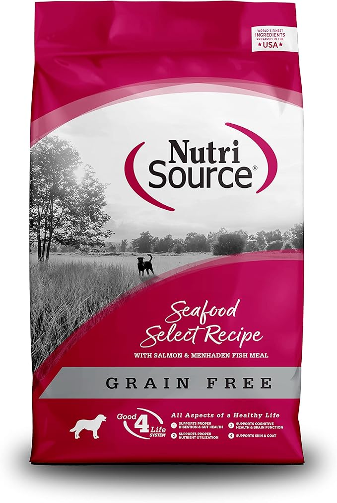 Grain Free Seafood Select Dry Dog Food Size: 5-Lb Bag
