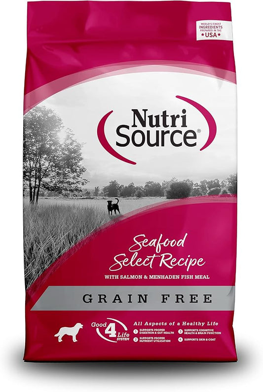 Grain Free Seafood Select Dry Dog Food Size: 5-Lb Bag