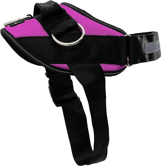 ShawnCo Essential Dog Harness, No-Pull Pet Vest with 3 Leash Clips, No Choke, Reflective, Adjustable and Padded, for Easy Walking and Training for Small, Medium and Large Dogs (Orchid, XS)