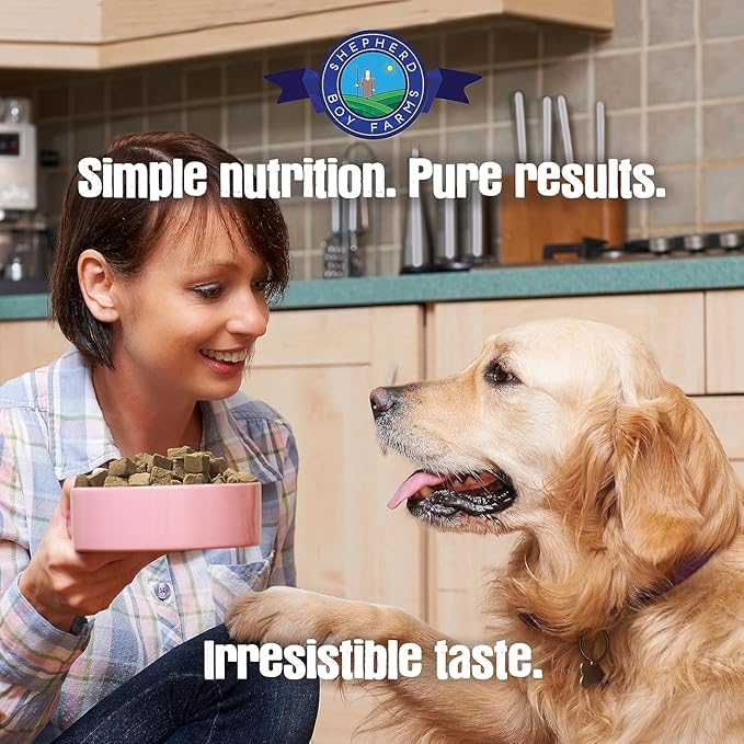 Shepherd Boy Farms Freeze Dried Raw Dog Food, Venison Recipe, All Natural, No Synthetics, Made in USA with Goat's Milk & Organic Produce, High Protein, Complete Meal (14oz)