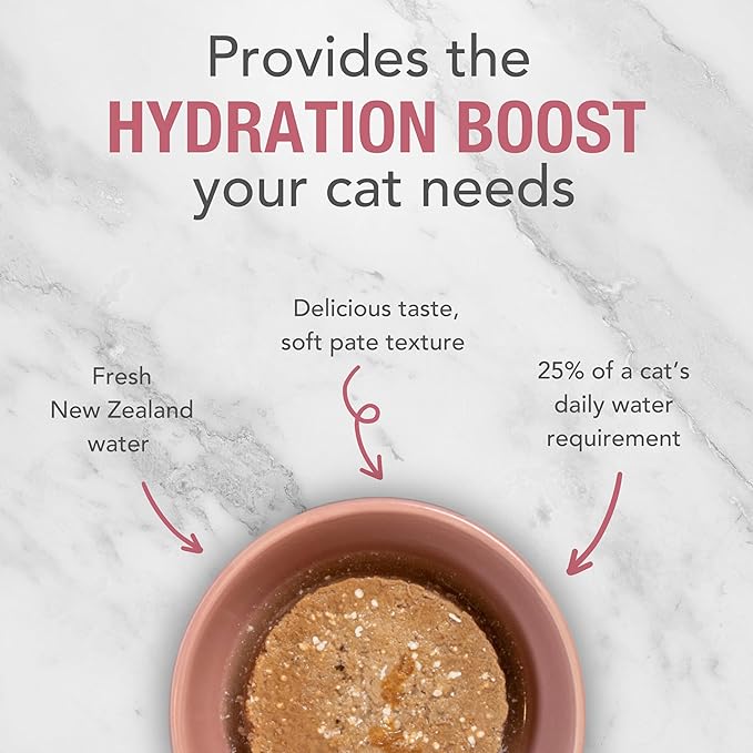 Feline Natural New Zealand Canned Catfood Wet Food, High-Meat, Low-Carb, & Grain Free Cat Food Wet, Chicken & Venison Feast, 6 oz, Pack of 12