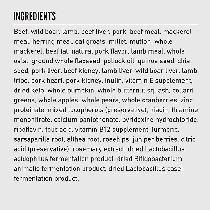 ORIJEN Amazing Grains High Protein Dry Dog Food Regional Red Recipe 4lb Bag