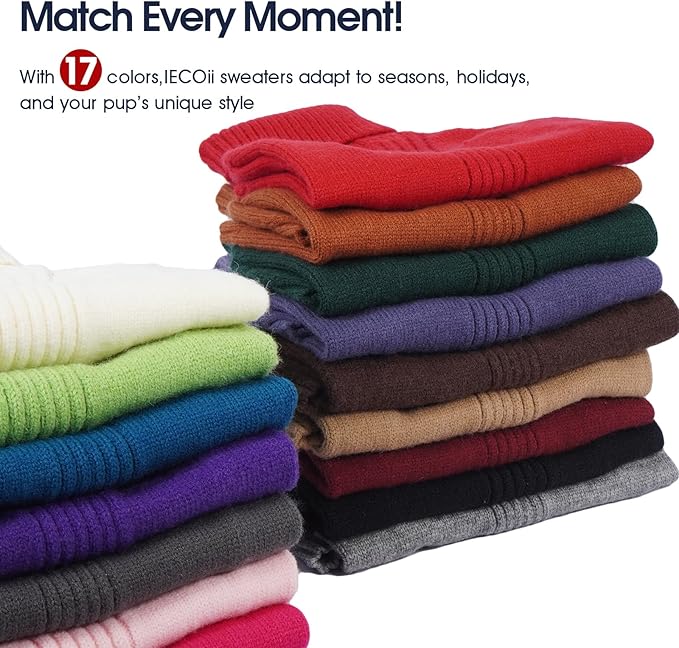 IECOii Great Dane Sweater,5XL Extra Large Sweater for Giant Breed Dogs in Winter,Turtleneck Cold Weather Knit Clothes,Machine Washable,Elastic Pullover for Saint Bernard,Mastiff (Pink,XXXXXL)