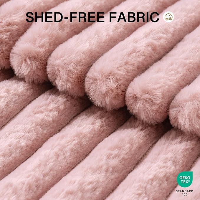 MEWOOFUN Donut Dog Beds for Small Dog, Calming Bed Round Cute Puppy Bed with Non-Slip Bottom, Fluffy Washable Pet Bed for Puppy and Kitten (Pink, M (30x30x8))