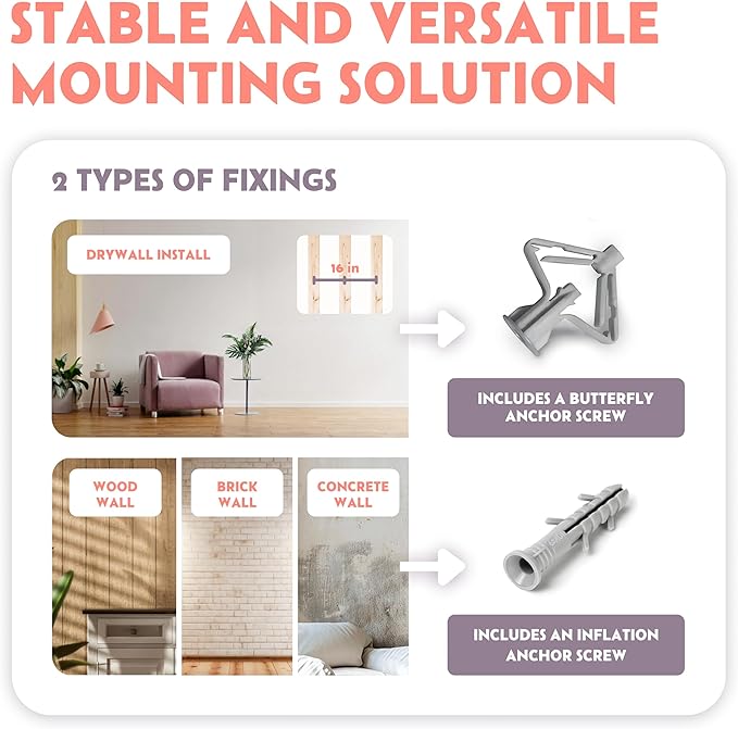 IDAE Cat Wall Shelves Set of 3 – Solid Wood Cat Shelf with 2 Wall Steps - Modern Climbing Furniture for Large Indoor Cats - Space-Saving Natural Perch Set