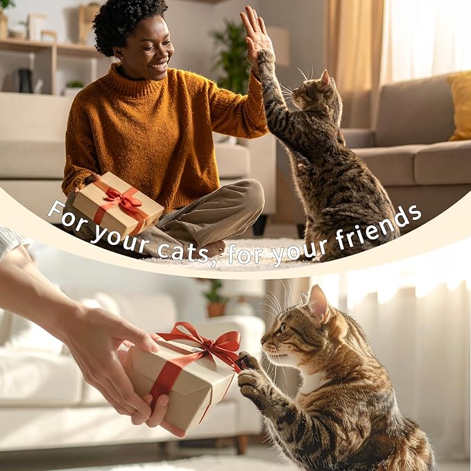 Cat Toys - Hot Dog, Fun Kick and Toss Catnip Toy with Crinkle Sound, Includes Catnip & Silvervine Powder (5g+5g) + 5 Reusable Pouches, Gift for Indoor Cats