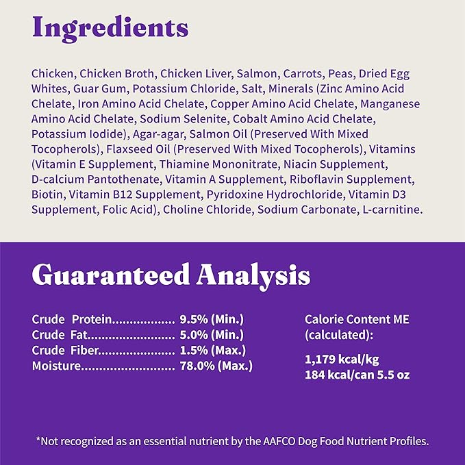 Halo Small Breed Wet Dog Food, Chicken & Salmon Recipe, Grain Free Real Meat Canned Dog Food, Meal or Topper, 5.5 Oz Can (Pack of 12)