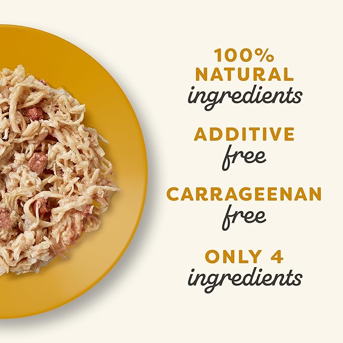 Applaws Natural Wet Canned Cat Food, Limited and Natural Ingredients, High Protein with No Artificial Additives, Chicken Breast & Liver in Broth (24 x 2.47oz Cans)