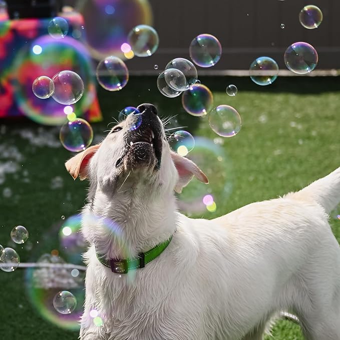 Atomic Bubbles: Puppy Love Bubbles: Apple Pie Scented 2 Pack - 4oz Bottles, Dog Interactive Toy, Pet Safe, Non-Toxic, Indoor & Outdoor, Long Lasting