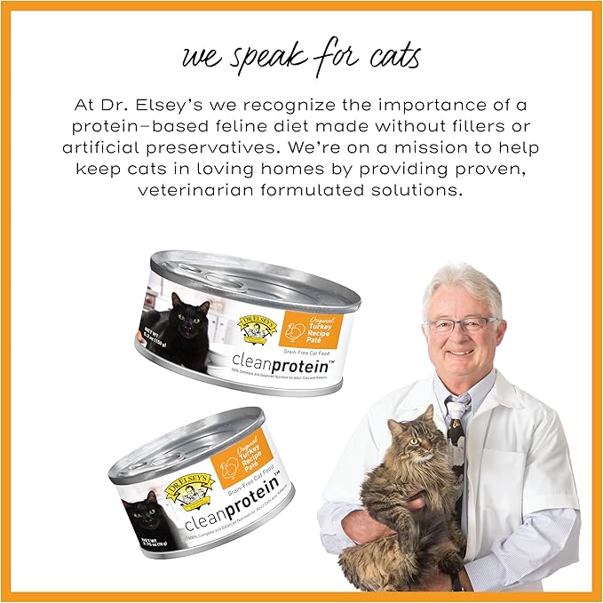 Dr. Elsey's cleanprotein Original Turkey Recipe Wet Cat Food 2.75 oz
