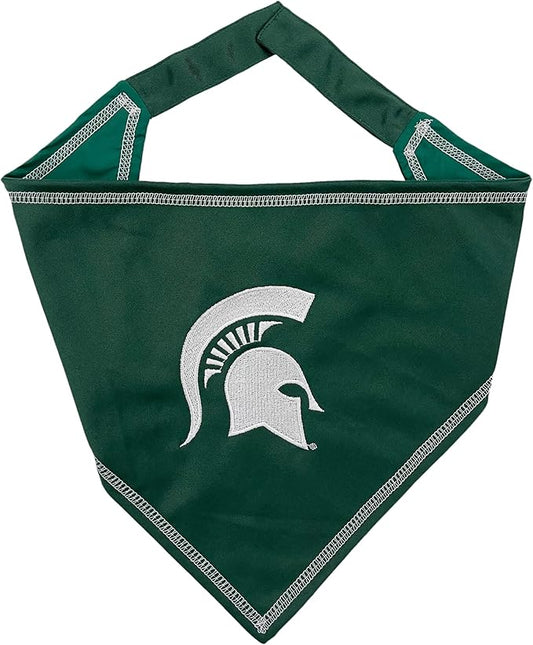 Pets First NCAA Michigan State Spartans Tie Bandana, Large/x-Large. Dog Bandana Scarf Bib for Pet Cat Dog. The Ultimate Game-Day, Party Bandana (MS-3550) (MS-3550-L-XL)