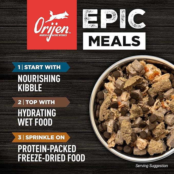 ORIJEN Amazing Grains High Protein Dry Dog Food Fit & Trim Recipe 4lb Bag