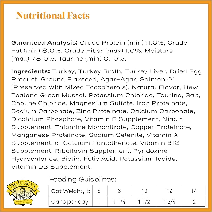 Dr. Elsey's cleanprotein Original Turkey Recipe Wet Cat Food 2.75 oz