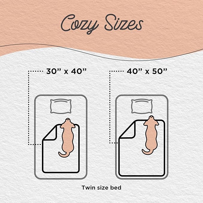 Best Friends by Sheri Calming Shag Dog Blanket – Ultra Soft Faux Fur Pet Throw, Anxiety-Relief, Lightweight Warm Bed Cover for Dogs and Cats, Machine Washable, Dark Brown, 40" x 50"