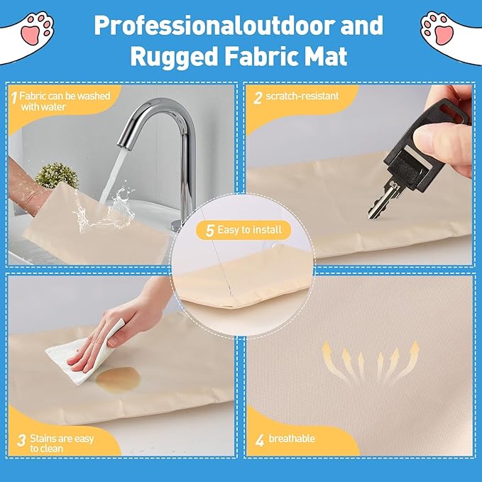 Cats Window Perch, Window cat Bed,Hammock, House, Equipped with Two Powerful Suction Cups, The Load-Bearing Capacity is Stronger, and The cat can Rest Assured to bask in The Sun