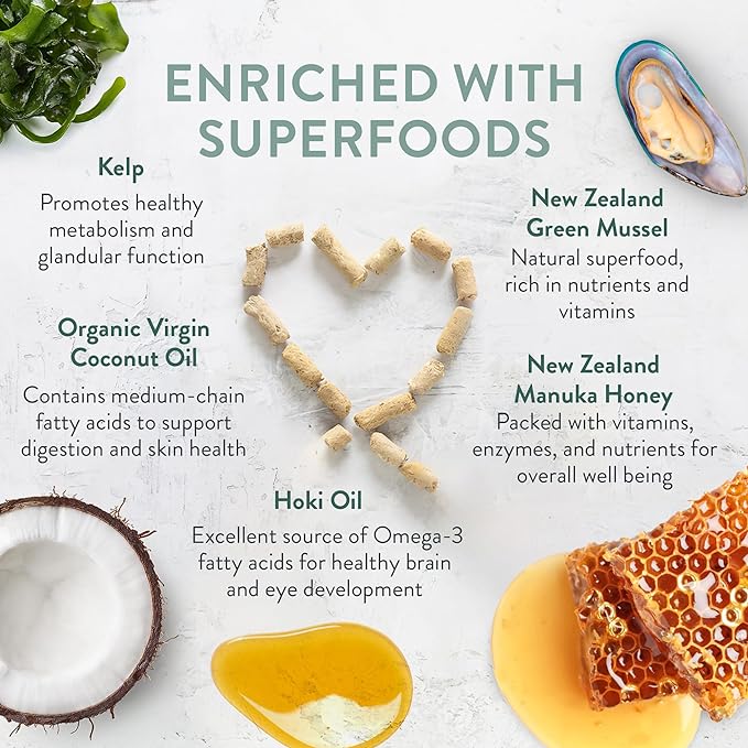 Meow Freeze Dried Cat Food - Wild Brushtail Recipe, High Protein Cat Treats, Meals & Toppers,Dry Cat Food,9.9 oz