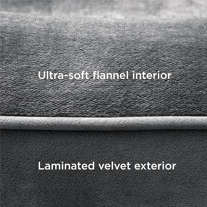 Bedsure Orthopedic Dog Beds Large Sized Dog - Washable Large Dog Cat Bed Waterproof, Comfort Dogs Couch Sofa with Washable Removable Cover, Pet Bed with Nonskid Bottom, Dark Grey, 35"