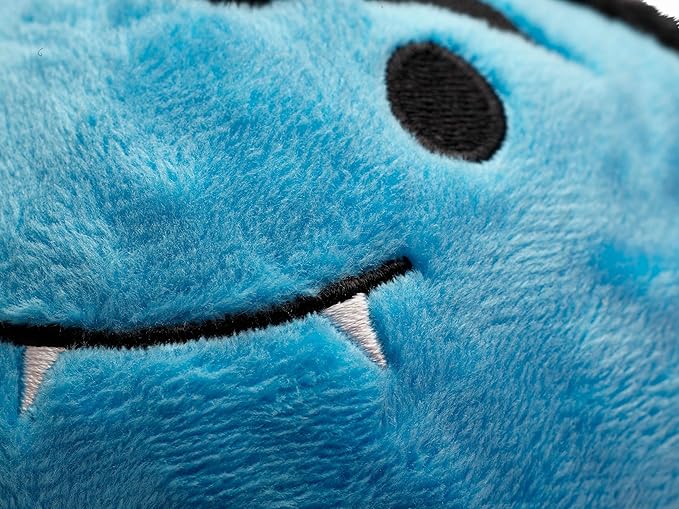 Flourish Pets 2 in 1 Halloween Multi-Layer Chew Toy for Active Dogs | Non-Toxic BPA Free Double Stitched Soft Fabric Exterior Dog Toys | Long-Lasting Dog Plush Toys– Dracula 3.5"