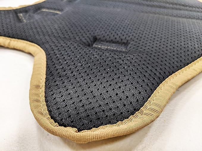 Pets ProMax Tactical Dog Harness for Small Strong Dogs – Waterproof, Military-Grade Vest with 4 Metal Buckles & Handle; No Plastic Components, No-Pull, No-Choke Design for Small Dogs (Brown, S)