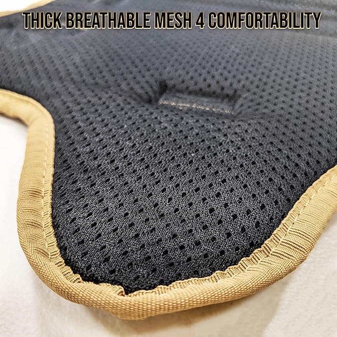 Pets ProMax Tactical Dog Harness for Large Dogs – Military Grade, All-Metal Buckles Vest with Control Handle, No Plastic componenets in Our Harness, Waterproof, No-Pull, No-Choke (Brown, L)