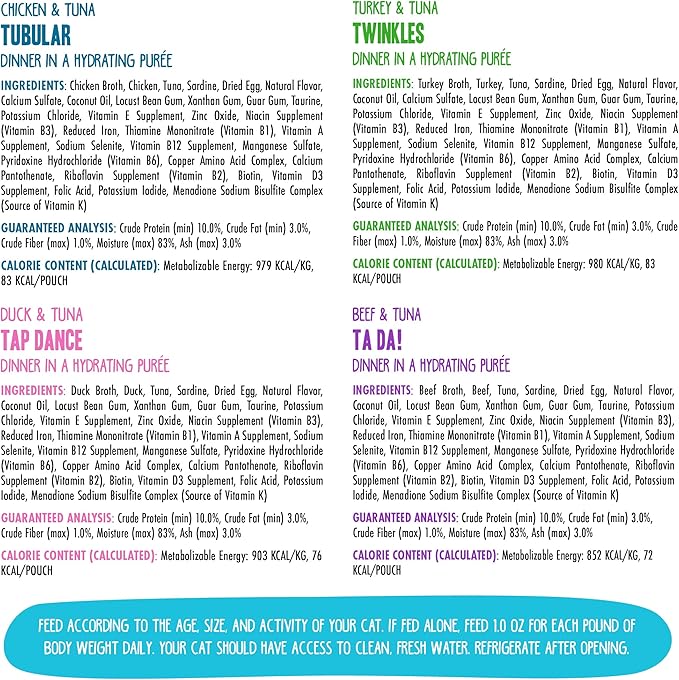 Weruva B.F.F. Play - Best Feline Friend Paté Lovers, Aw Yeah!, Paté Jamboree! Variety Pack, 3oz Pouch (Pack of 12)