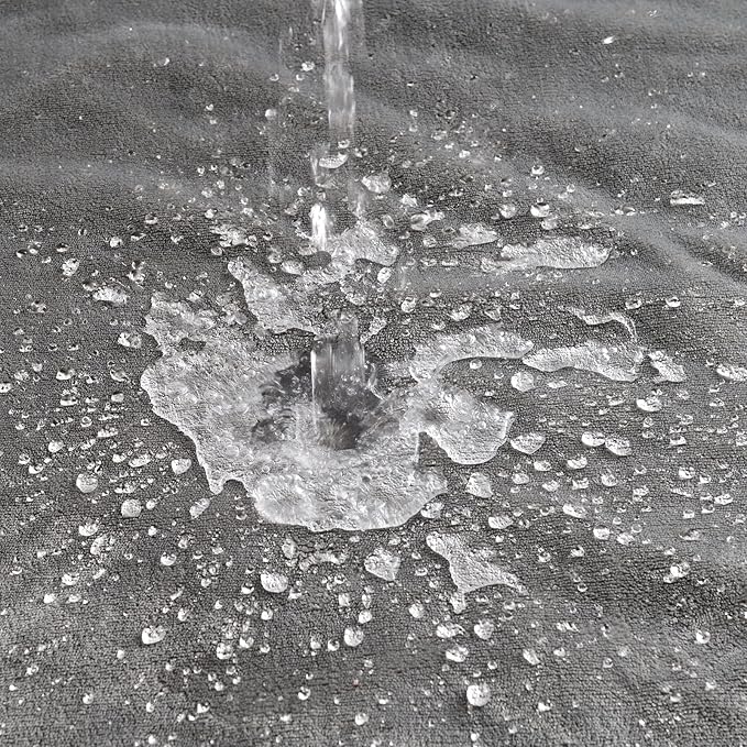 Waterproof Blanket for Bed Couch Sofa, Soft Liquid Pee Proof Pet Blanket for Dog Puppy Cat, Reversible Sherpa Fleece Furniture Protector (Grey, 50x60 inches)