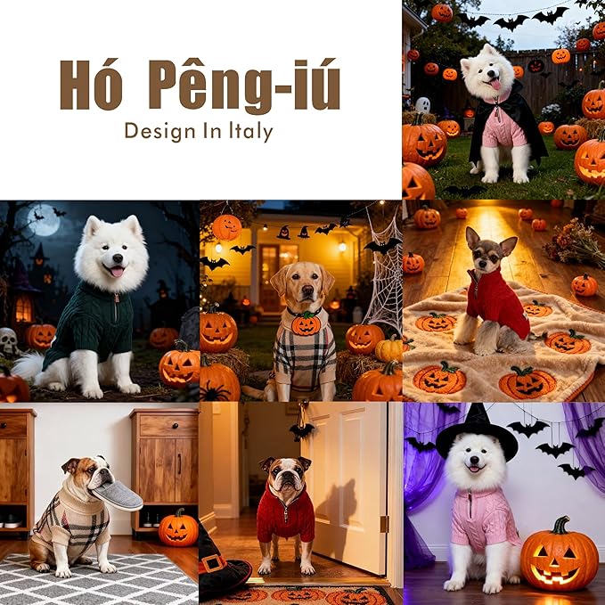 Small/Medium Dog Sweater, Warm Dog Winter Coat w/Sleeves, Comfortable High Neck Premium Dog Clothes for Schnauzer-Best for Holidays, Daily Walks M Red