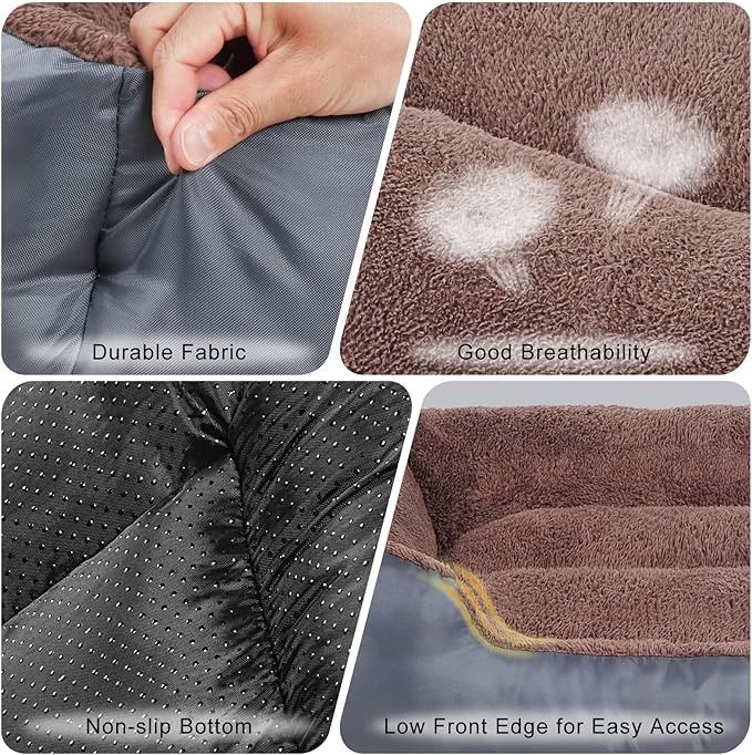 Pet Dog Bed, Comfy and Soft Dog Bed, Extra Large Pet Bed for Large Dogs with Non-Slip Bottom