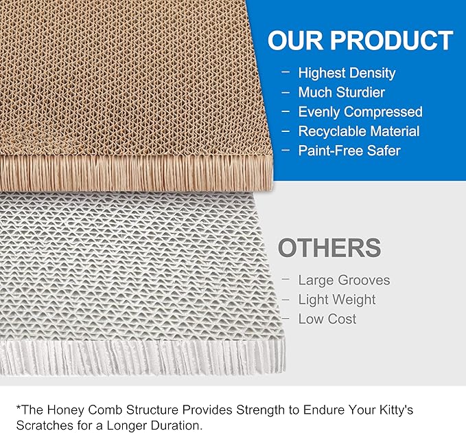 Slope Cut Ball Cat Scraper Combination - Durable Cat Leisure Bed - Indoor Scraper and Play House - Corrugated Toy Cat Birthday - 17.1L*7.4W*6.5H