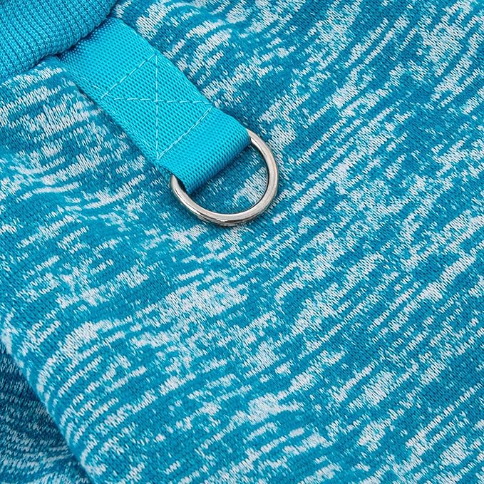 Dog Sweater, Dog Sweaters for Small Dogs, 2, 3 Pack Warm Soft Pet Clothes for Puppy, Medium Large Cat, Dogs Girl or Boy, Dog Shirt for Winter Christmas (Buckle Grey+Navy+Blue, Medium)