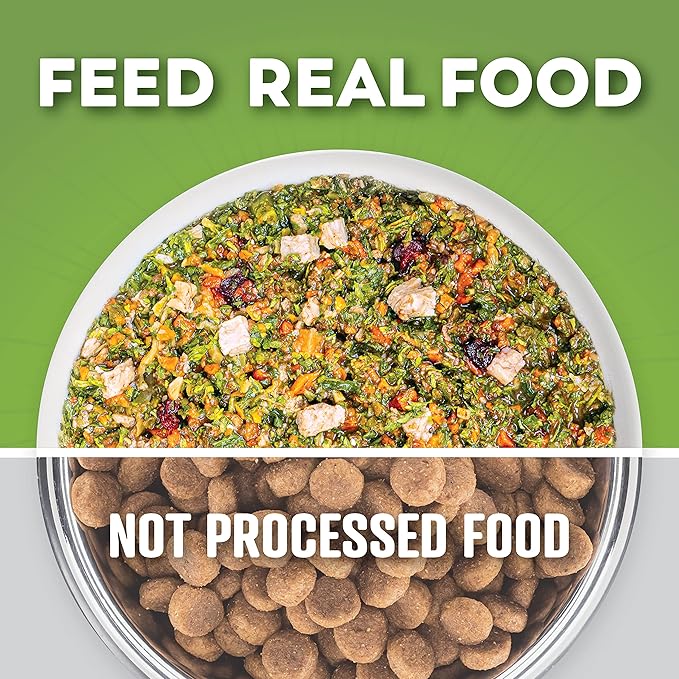 Dr. Harvey's Chicken & Garden Veggies Dog Food, Human Grade Grain-Free Dehydrated Food for Dogs with Freeze-Dried Chicken (5 Pounds)