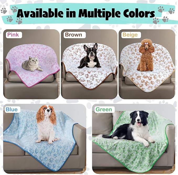 Stuffed Small Dog Blanket for Puppy Cat Bed, Washable Indoor Dog Beds & Furniture, Soft 24 * 32 inches Blanket Small Pet Supplies