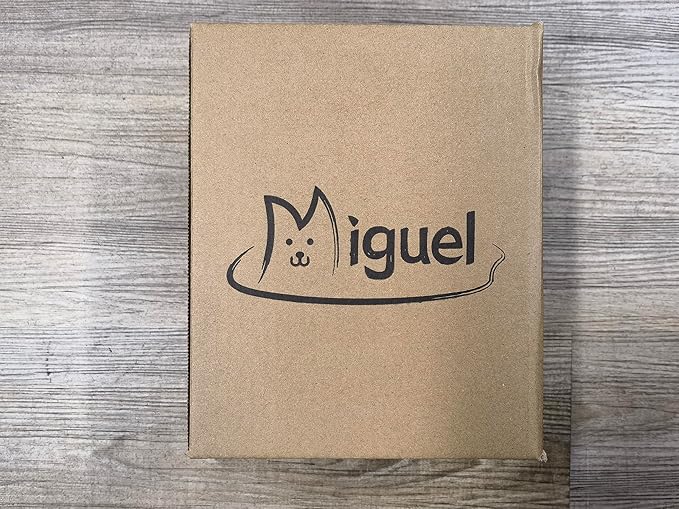Miguel Dog Bed with Removable Cushion/Pillow for Medium Small Dogs, Washable Pet Bed with Side Easy to Wash Puppy Bed, Large Rectangle Cat Bed for Indoor Cat with Anti-Slip Bottom, Blue 25 Inch