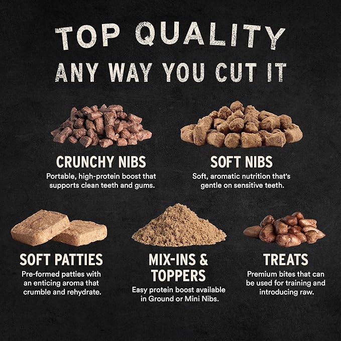 Vital Essentials Freeze Dried Raw Cat Food, Turkey Mini Patties Entree, 8 oz