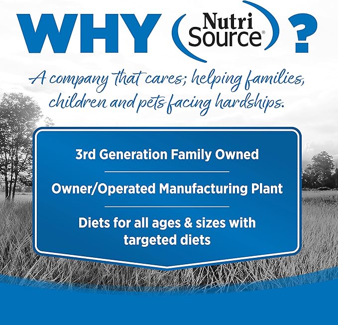 NutriSource Grain-Free Dog Food, Large Breed, Made with Chicken and Peas, Large Breed, 30LB, Dry Dog Food