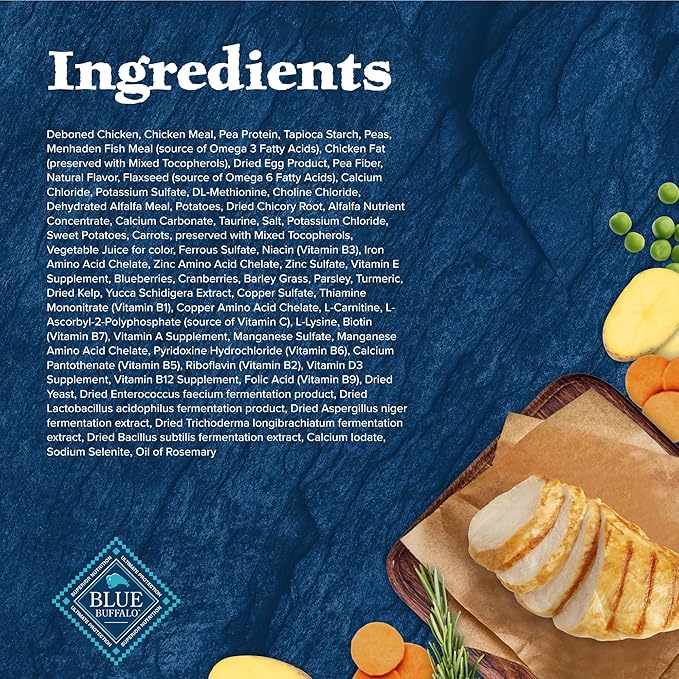 Blue Buffalo Wilderness Nature's Evolutionary Diet High-Protein, Grain-Free Natural Dry Food for Adult Cats, Chicken, 6-lb. Bag