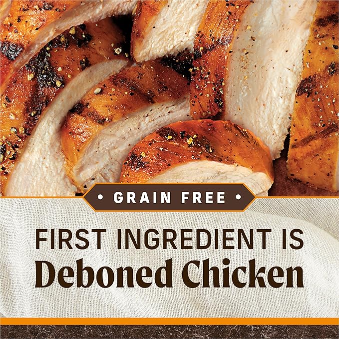 Merrick Premium Grain Free Dry Adult Dog Food, Wholesome And Natural Kibble With Real Chicken And Sweet Potato - 10.0 lb. Bag