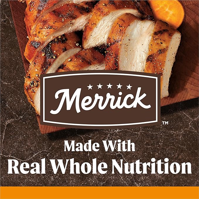 Merrick Premium Grain Free Dry Adult Dog Food, Wholesome And Natural Kibble With Real Chicken And Sweet Potato - 4.0 lb. Bag