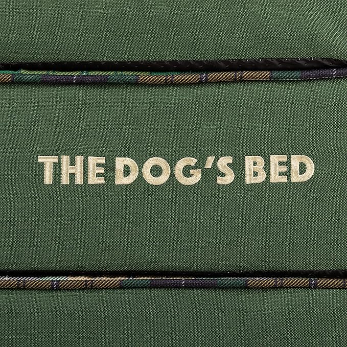 The Dog’s Bed Orthopedic Memory Foam Dog Bed, Large Green Tartan, Pain Relief for Arthritis, Hip & Elbow Dysplasia, Post Surgery, Lameness, Supportive, Calming, Waterproof Washable Cover