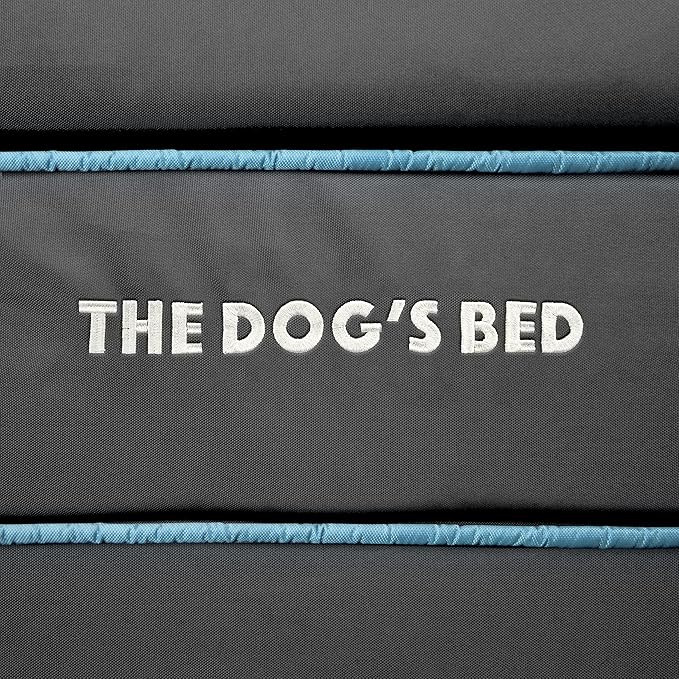 The Dog’s Bed Orthopedic Memory Foam Dog Bed, XXL Grey/Blue, Pain Relief for Arthritis, Hip & Elbow Dysplasia, Post Surgery, Lameness, Supportive, Calming, Waterproof Washable Cover